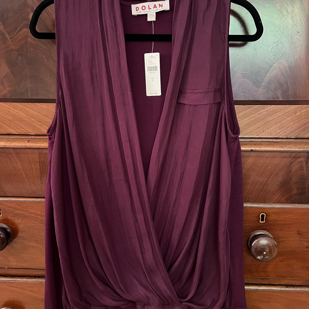 Anthropologie Dolan Sleeveless Wrap Top NWT